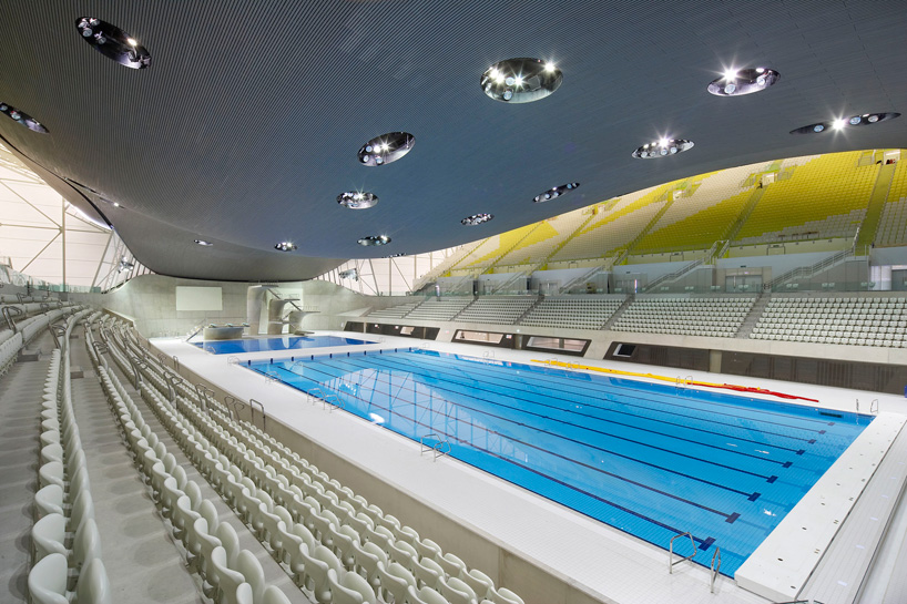 zaha hadid completes london aquatics center open concept wiring diagram 